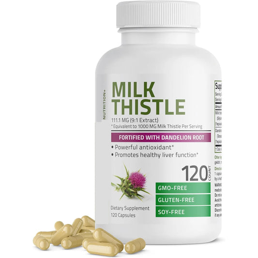 Milk Thistle Capsules with Dandelion